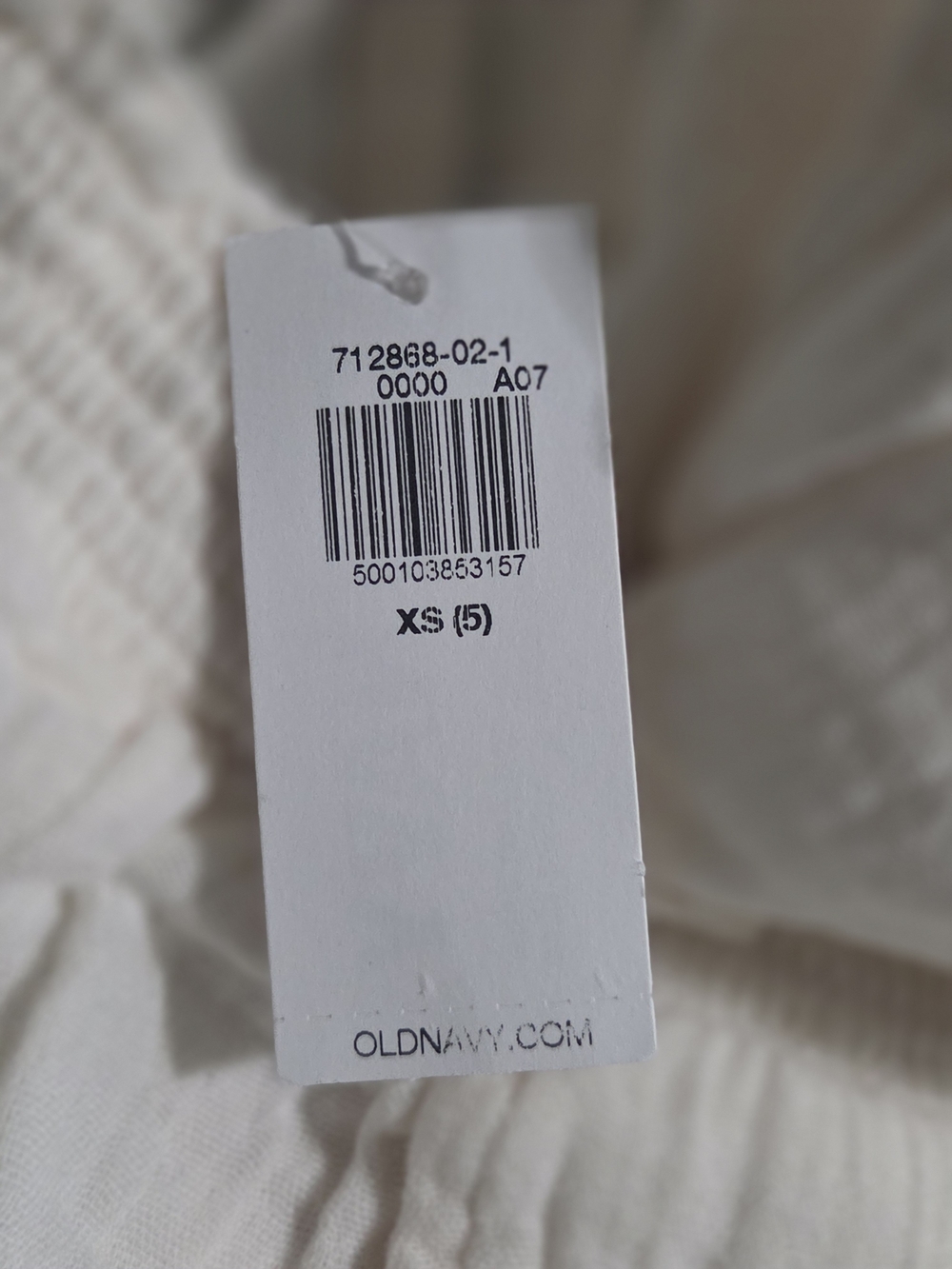 Old Navy Girls Cream Gauze Smocked Pull On Pants Size XS 5 NWT - Picture 10 of 11